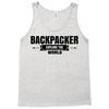 Backpacker Explore The World Tank Top