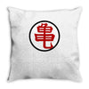 dragonball z muten roshi kanji manga Throw Pillow