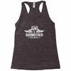 i have two titles aunt and godmother Racerback Tank