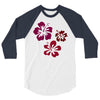 flowers 3/4 Sleeve Shirt