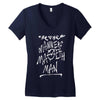 manners maketh man Women's V-Neck T-Shirt