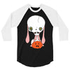 skull bunny 3/4 Sleeve Shirt