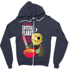 camp crystal flakes Zipper Hoodie