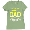 proud dad nurse Ladies Fitted T-Shirt