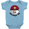 schrodinger ball Baby Bodysuit