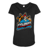 pescespada island explorers Maternity Scoop Neck T-shirt