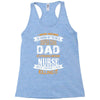 Super Cool Dad Of A Freaking Awesome Nurse Racerback Tank
