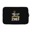 kings are born in 1983 Laptop sleeve