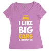 i like big monster cars Women's Triblend Scoop T-shirt
