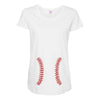 Baseball Mom Maternity Scoop Neck T-shirt