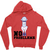 no probllama Zipper Hoodie
