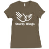 sturdy wings Ladies Fitted T-Shirt