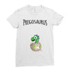 Pregosaurus Boy Ladies Fitted T-Shirt
