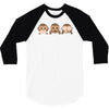 new! monkey 3/4 Sleeve Shirt