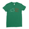 couple biker Ladies Fitted T-Shirt