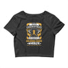 Never Underestimate the Strength of a Childhood Cancer Warrior Crop Top