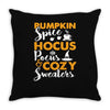 fall time apparel Throw Pillow