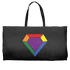 Rainbow LGBT Diamond Weekender Totes