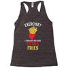 Exercise Extra Fries Racerback Tank