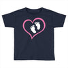 Baby Girl with Heart Any Name Customized Toddler T-shirt