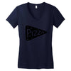 Pizza Women's V-Neck T-Shirt