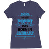 The Best Poppy Was Born In January Ladies Fitted T-Shirt