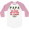 vater   die legende 3/4 Sleeve Shirt