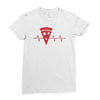pizza is life Ladies Fitted T-Shirt