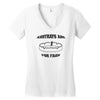 ashtrays are for fags Women's V-Neck T-Shirt