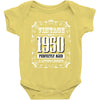 vintage made in 1950 perfectly aged a living legend Baby Bodysuit