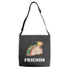 Best Friends Tacos Adjustable Strap Totes
