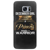 december girl is a perfect combination of princess and warrior Samsung Galaxy S7 Edge