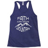 faith can move mountain Racerback Tank