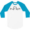Heart Beat 3/4 Sleeve Shirt