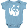 panda bear sticker vinyl decal   cute animal art car window bumper Baby Onesie