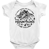the mountains Baby Bodysuit
