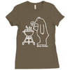 bear grills Ladies Fitted T-Shirt