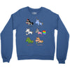unicorn funny Crewneck Sweatshirt