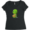 ninja diet Women's Triblend Scoop T-shirt