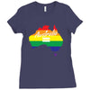 Vote Yes-Australia Marriage Equality Ladies Fitted T-Shirt