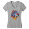 amistad digital Women's V-Neck T-Shirt