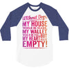 my heart is empty 3/4 Sleeve Shirt