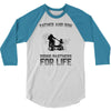 father and son riding partners for life 3/4 Sleeve Shirt