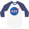Nasa Gay Pride 3/4 Sleeve Shirt