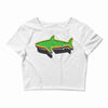 pool shark Crop Top