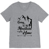 Going To The Mountains Is Going Home V-Neck Tee