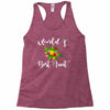 world's best aunt Racerback Tank