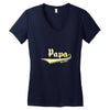 papa Women's V-Neck T-Shirt