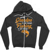 Grandpa Is My Name Fishing Is My Game Zipper Hoodie