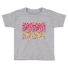 pink triangle print Toddler T-shirt